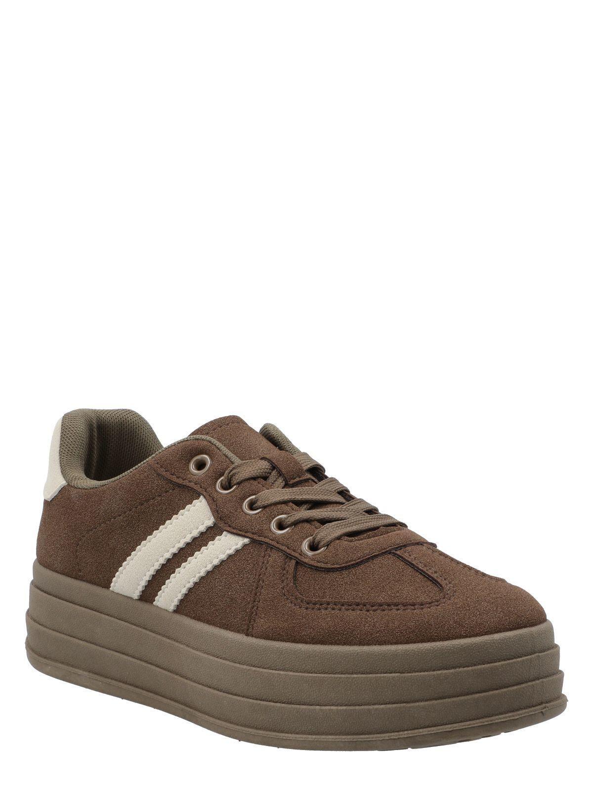 Zapatilla Mujer Kate Café-0