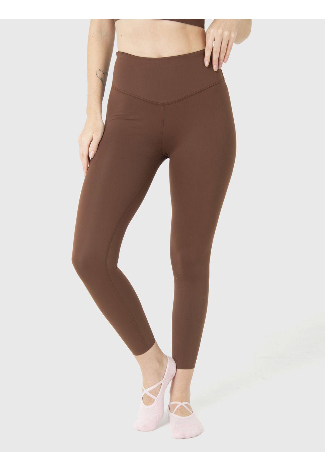 Calza Deportiva Mujer Hr Ankle Leg  Emma Café Oscuro-0
