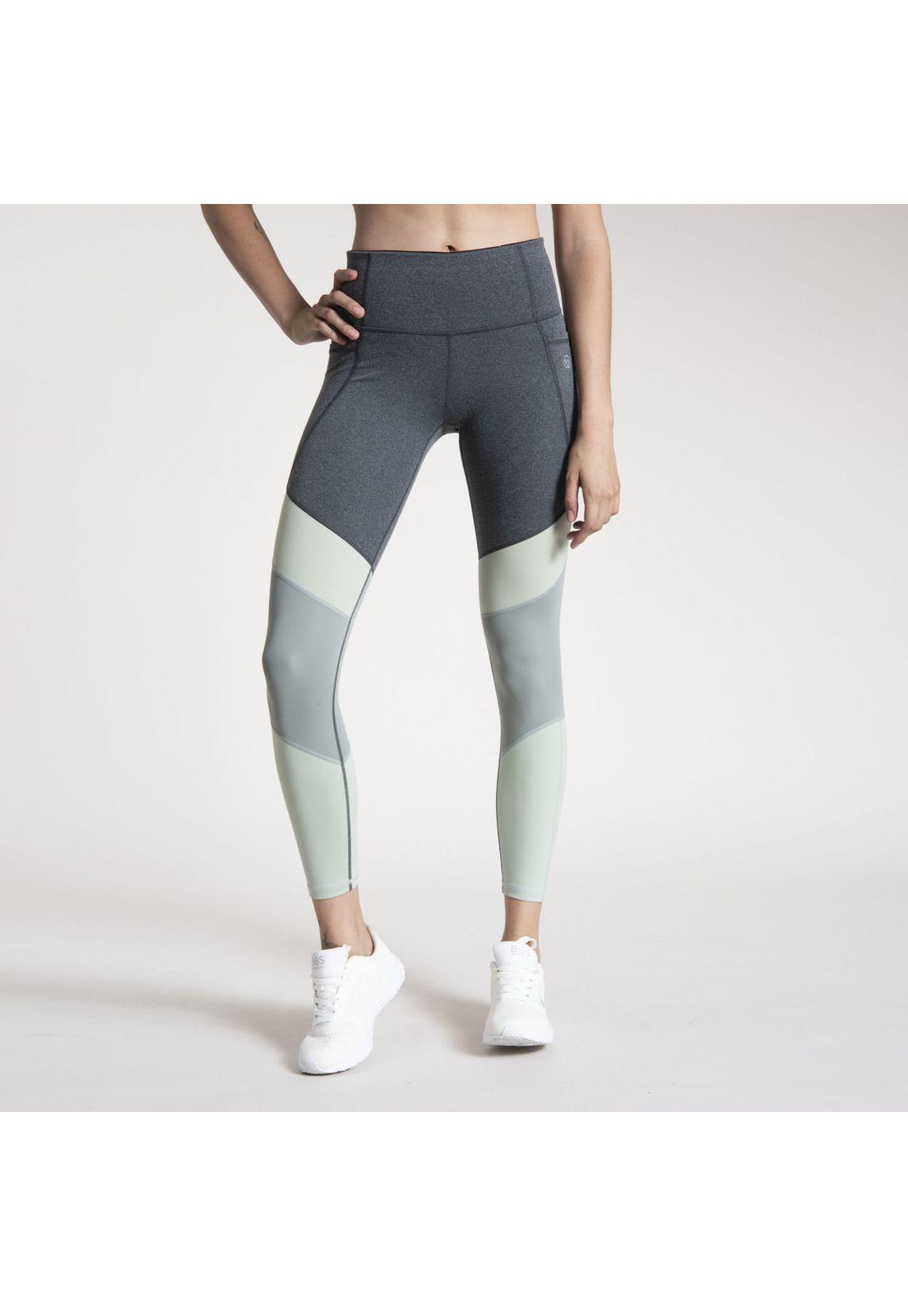 Calzas Mujer Tri-Panel Long Legg Grafito-0