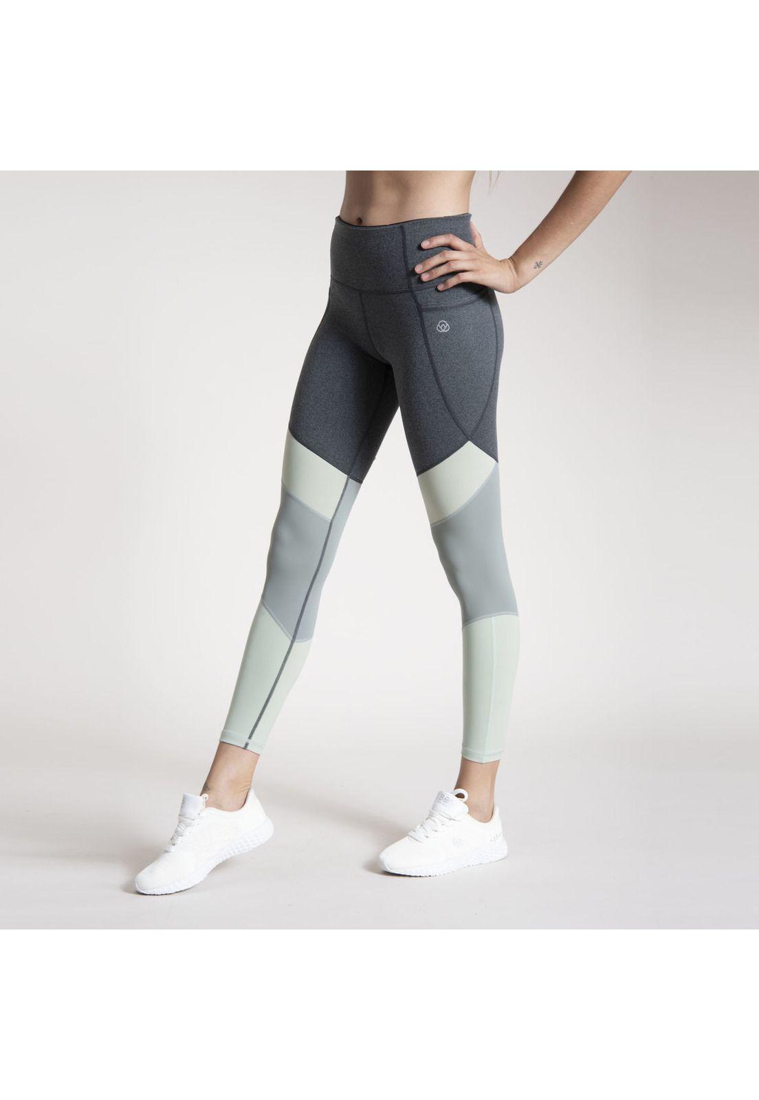 Calzas Mujer Tri-Panel Long Legg Grafito-1