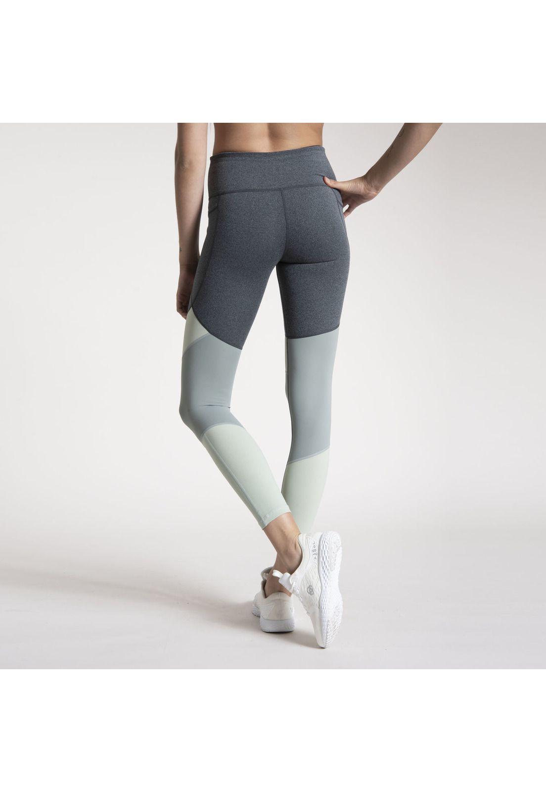 Calzas Mujer Tri-Panel Long Legg Grafito-2