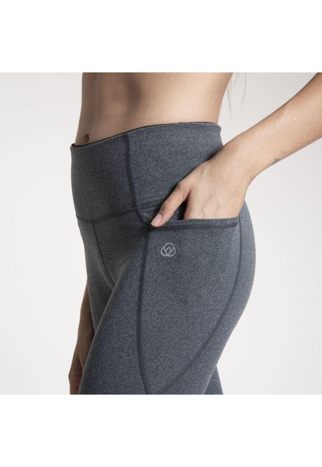 Calzas Mujer Tri-Panel Long Legg Grafito-3