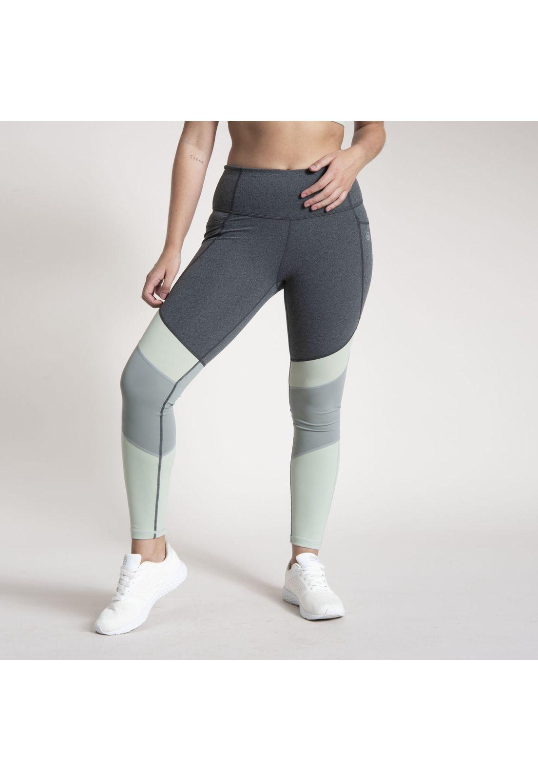Calzas Mujer Tri-Panel Long Legg Grafito-4