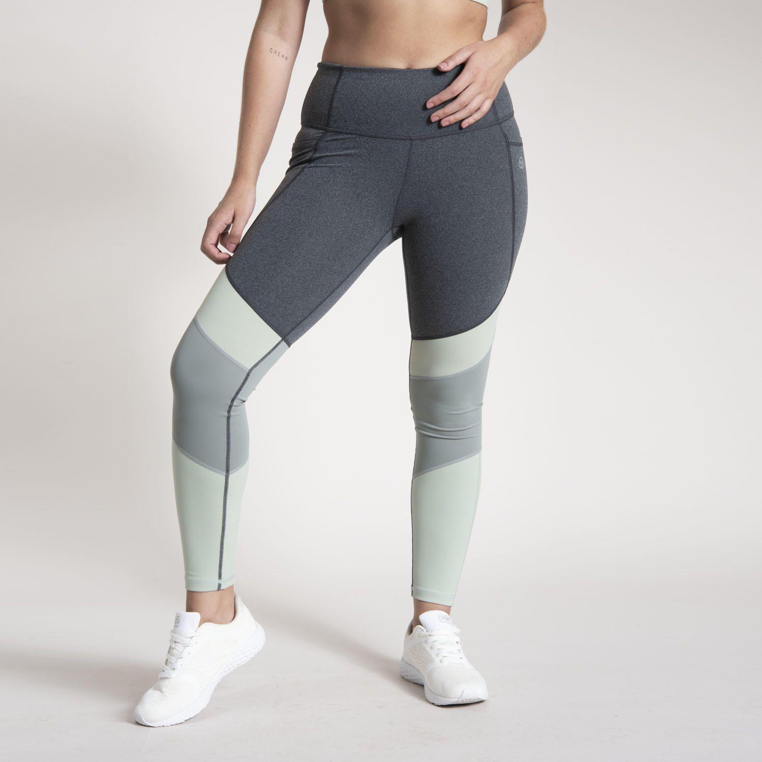 Calzas Mujer Tri-Panel Long Legg Grafito-4