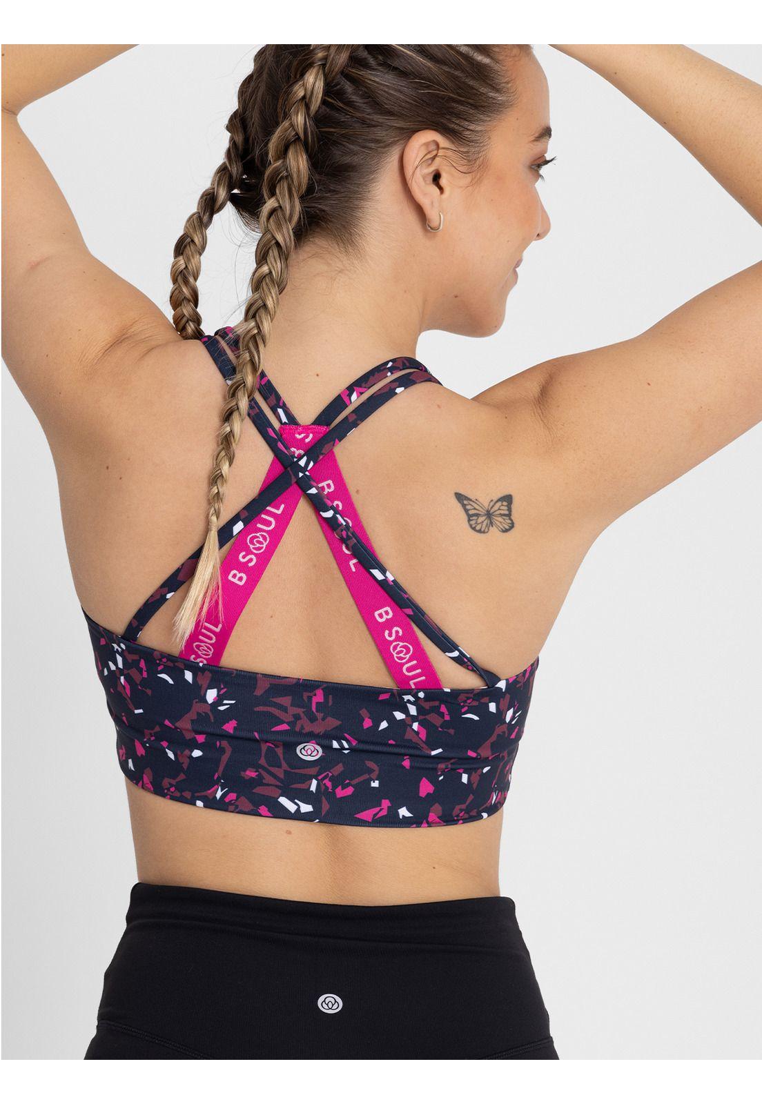 Peto Deportivo Bra Enia Ms Azul Marino Mujer-4