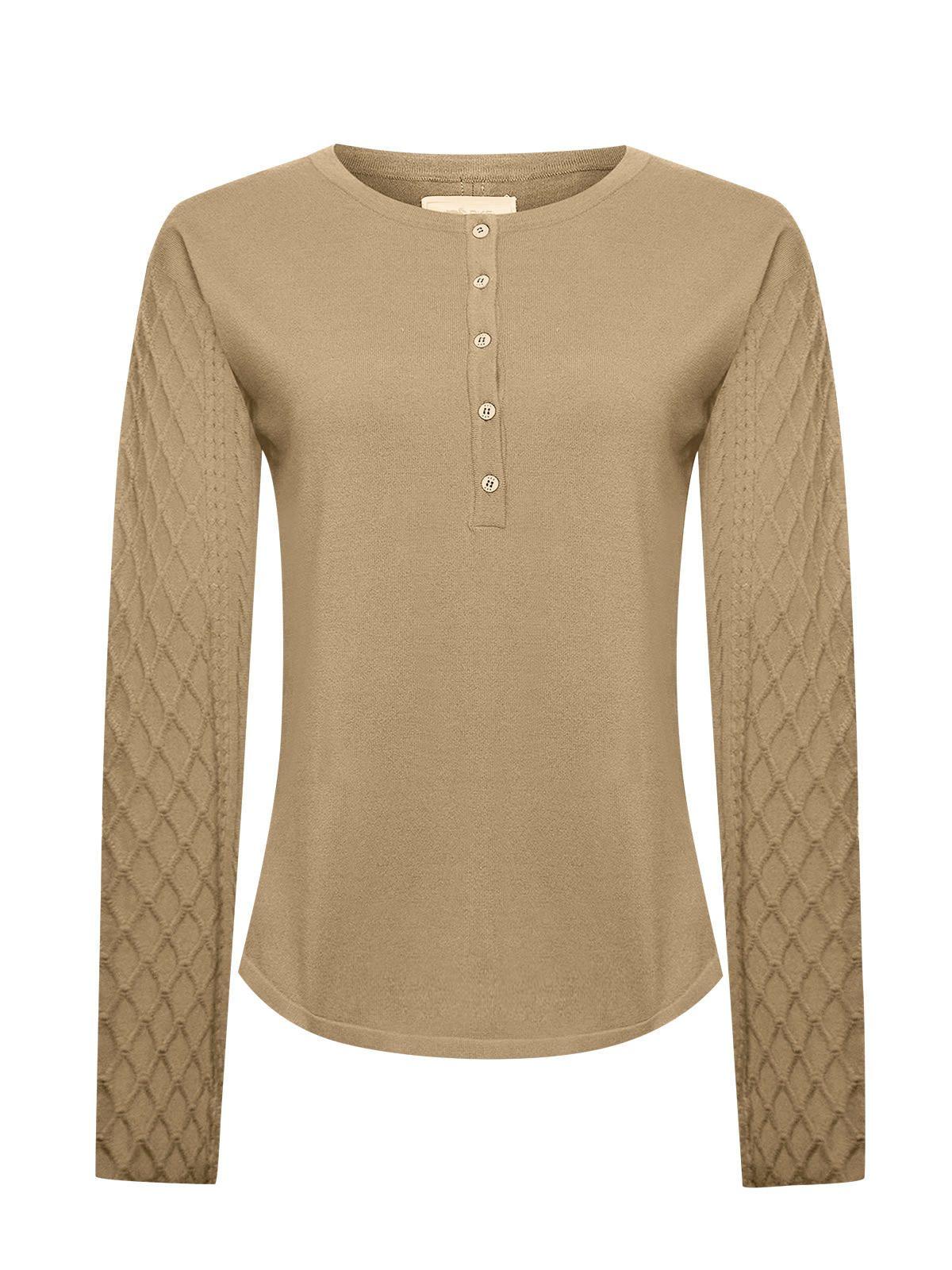 Polera Algodón Mujer Olmo Café-0