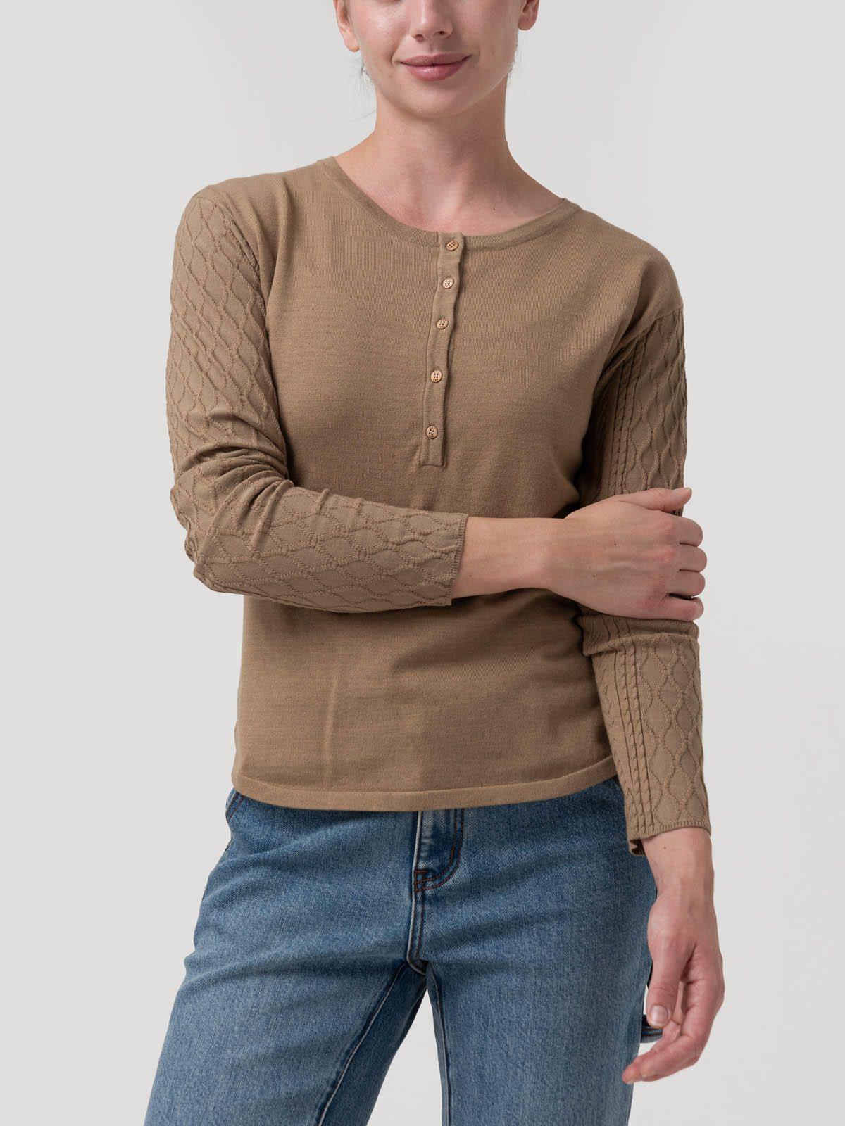 Polera Algodón Mujer Olmo Café-4