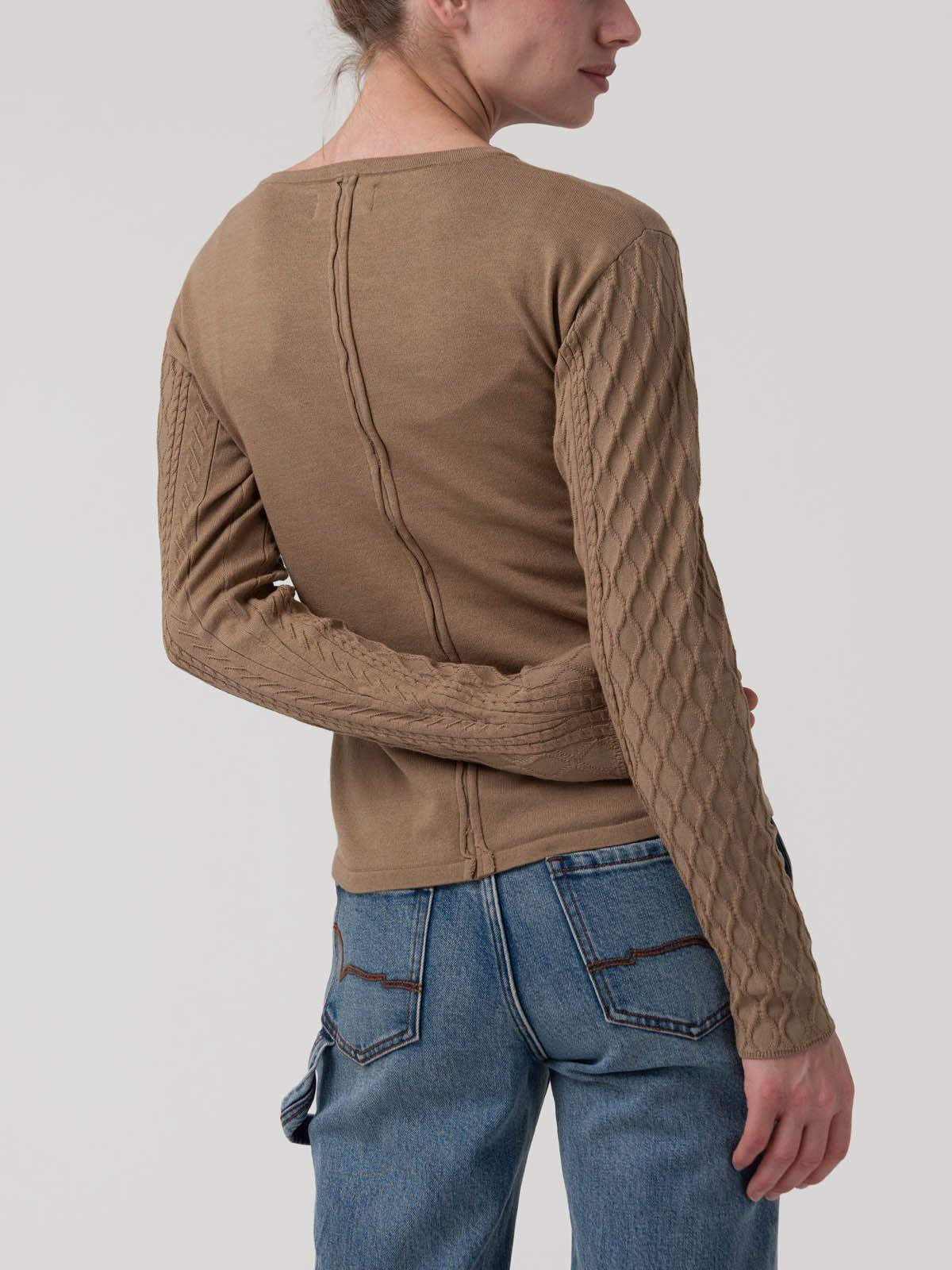 Polera Algodón Mujer Olmo Café-5