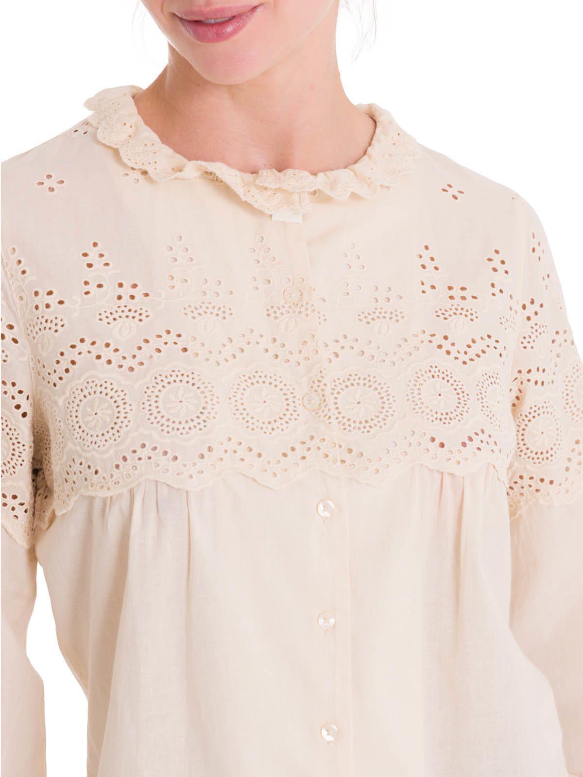 Blusa Algodón Orgánico Mujer Lhotse Beige-7