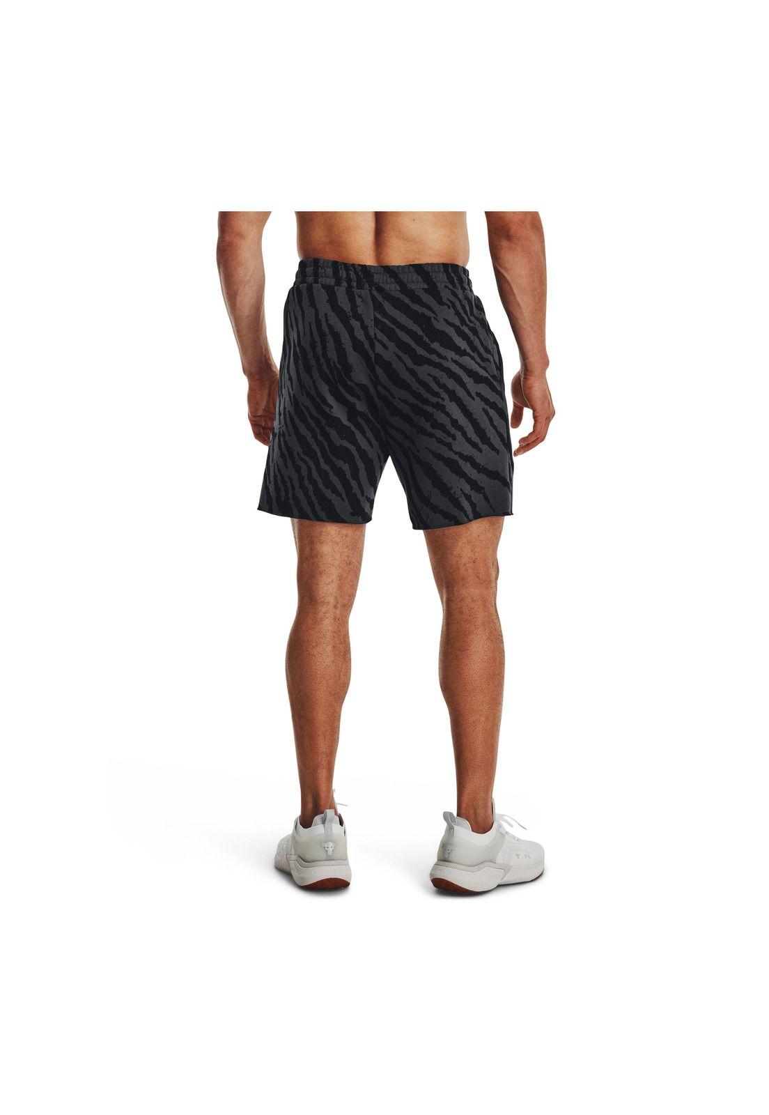 Short Train Project Rock Rival Printed Negro Hombre-4