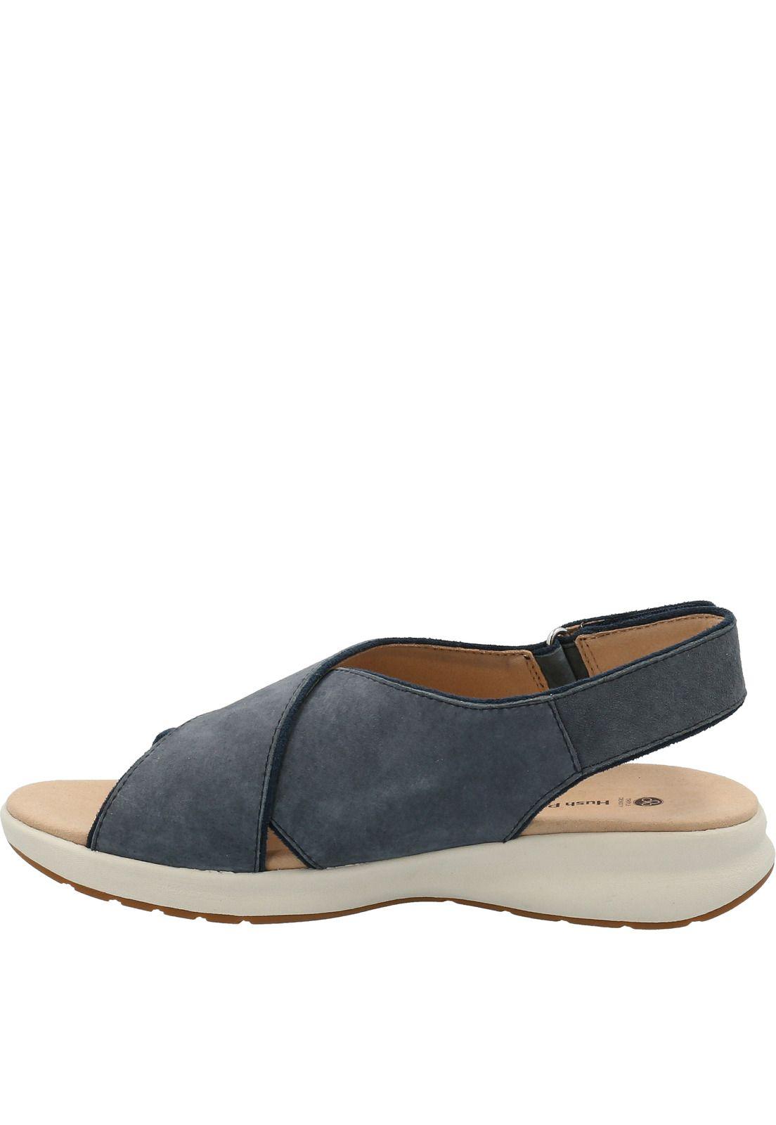 Sandalia Cuero Mujer Spinal Cross Azul-4