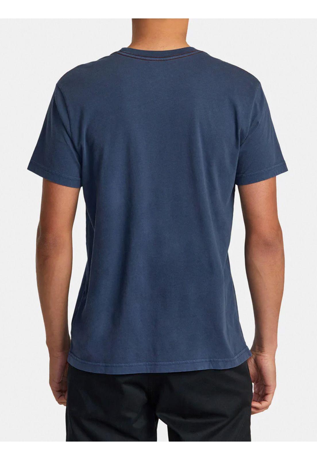 Polera Manga Corta Hombre PTC2 Pigment Azul-2