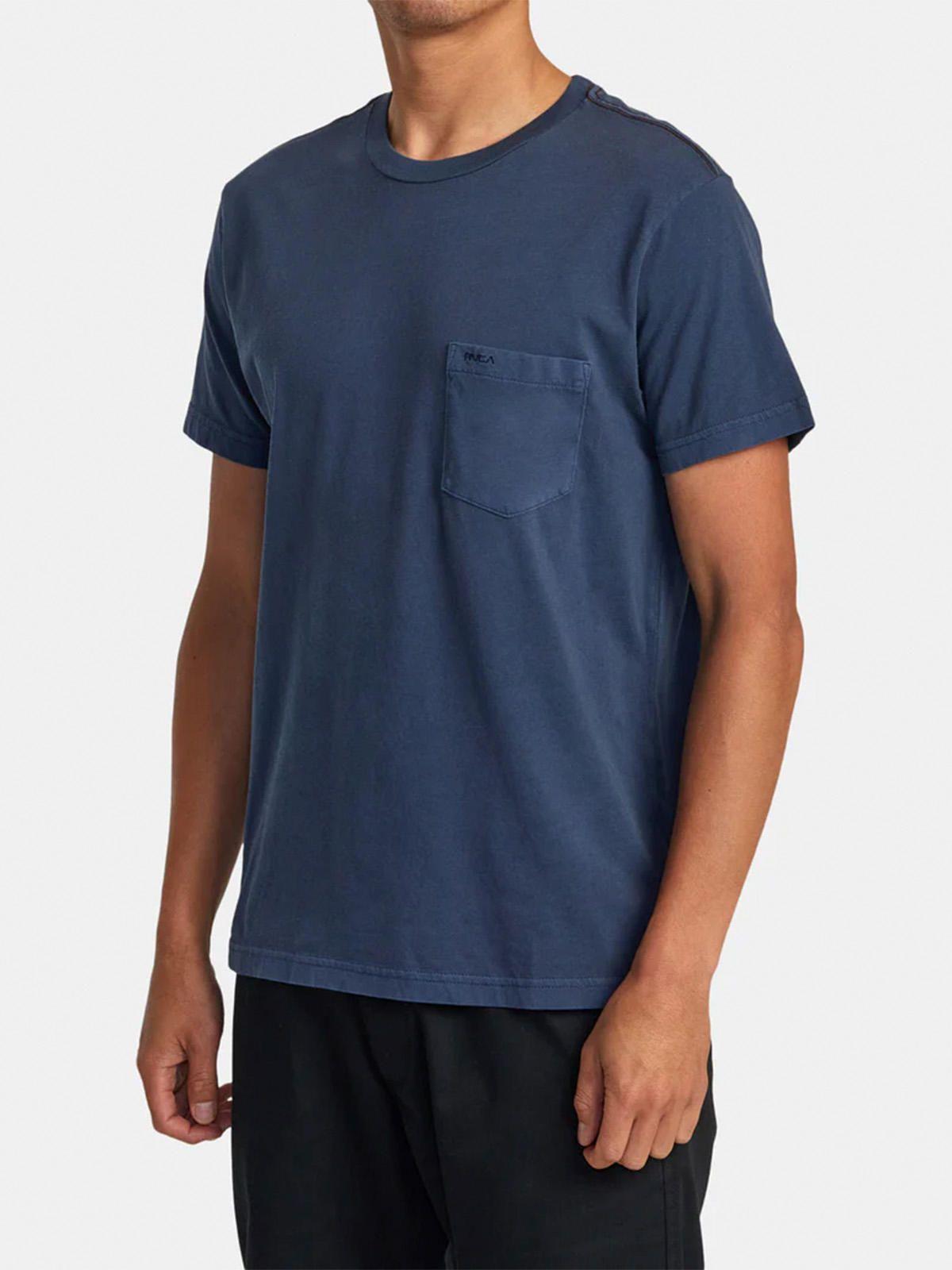 Polera Manga Corta Hombre PTC2 Pigment Azul-3