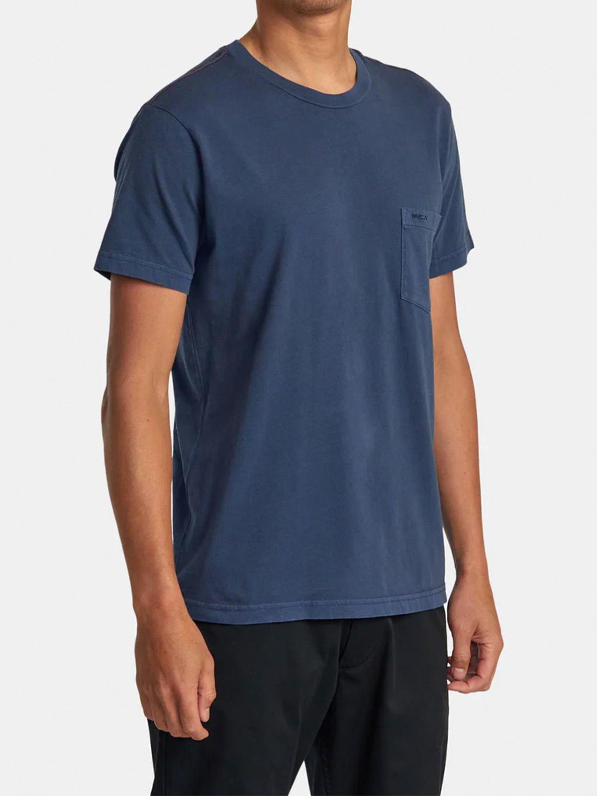 Polera Manga Corta Hombre PTC2 Pigment Azul-4