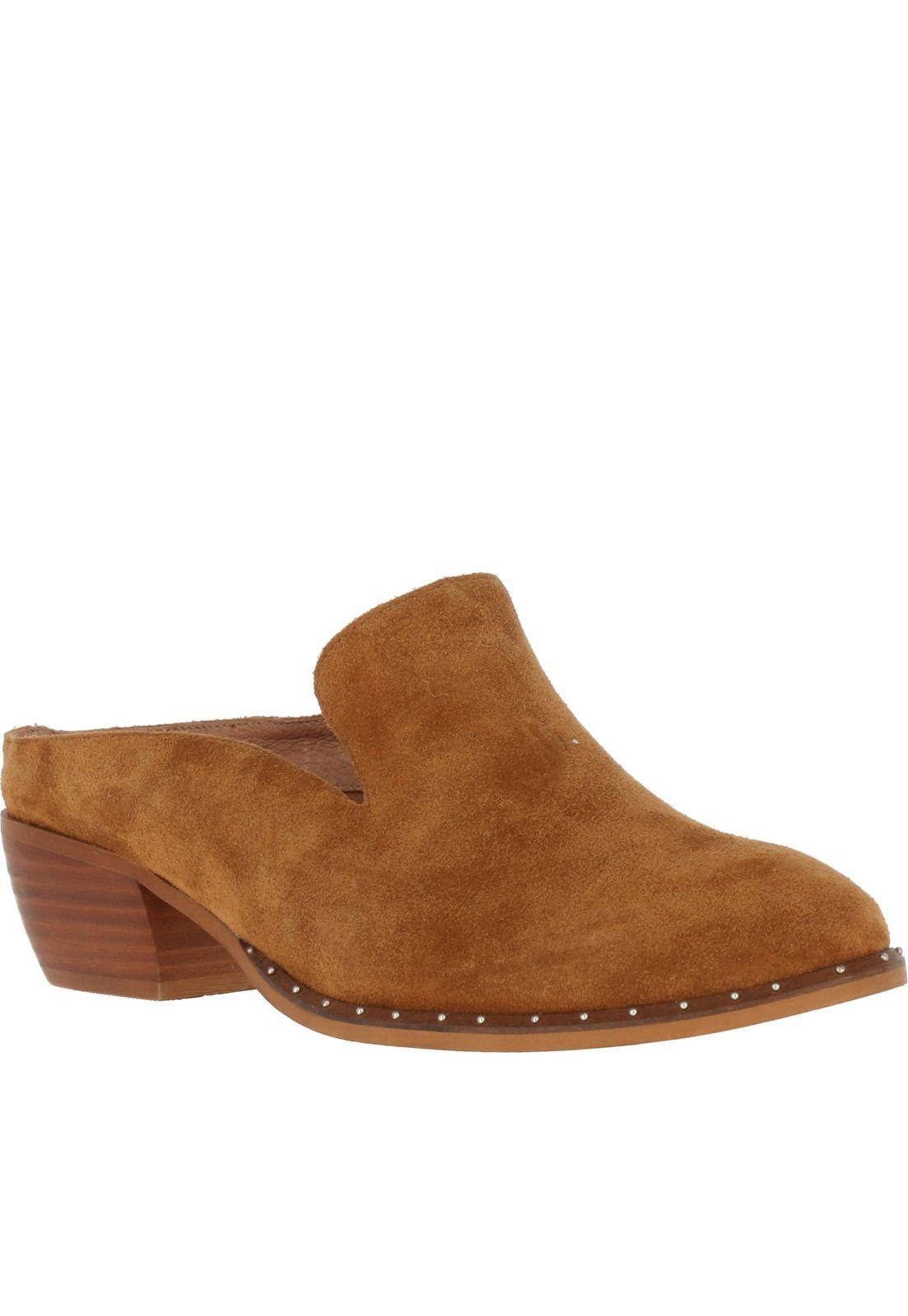 Zapato Gamuza Bruna Café Mujer-0