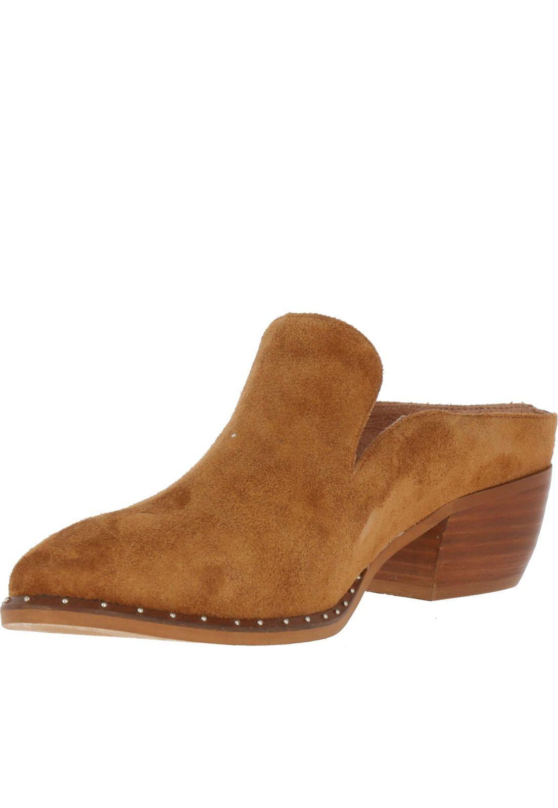 Zapato Gamuza Bruna Café Mujer-1