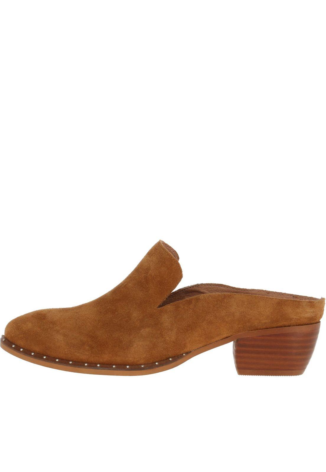 Zapato Gamuza Bruna Café Mujer-3