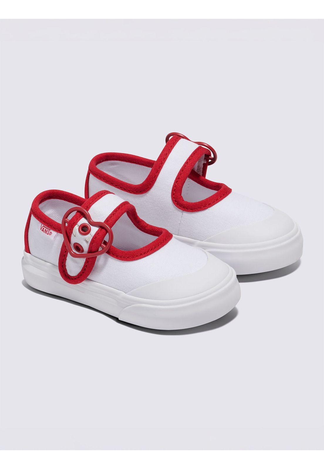 Zapatilla Niño Mary Jane Blanco Vans-0