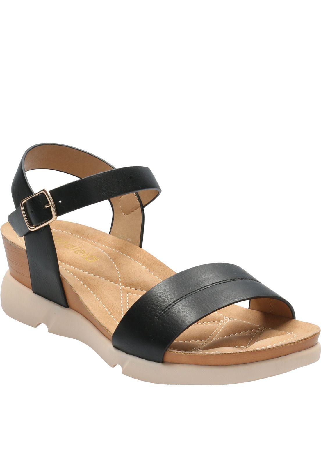 Sandalia Mujer Persistant Negro-0