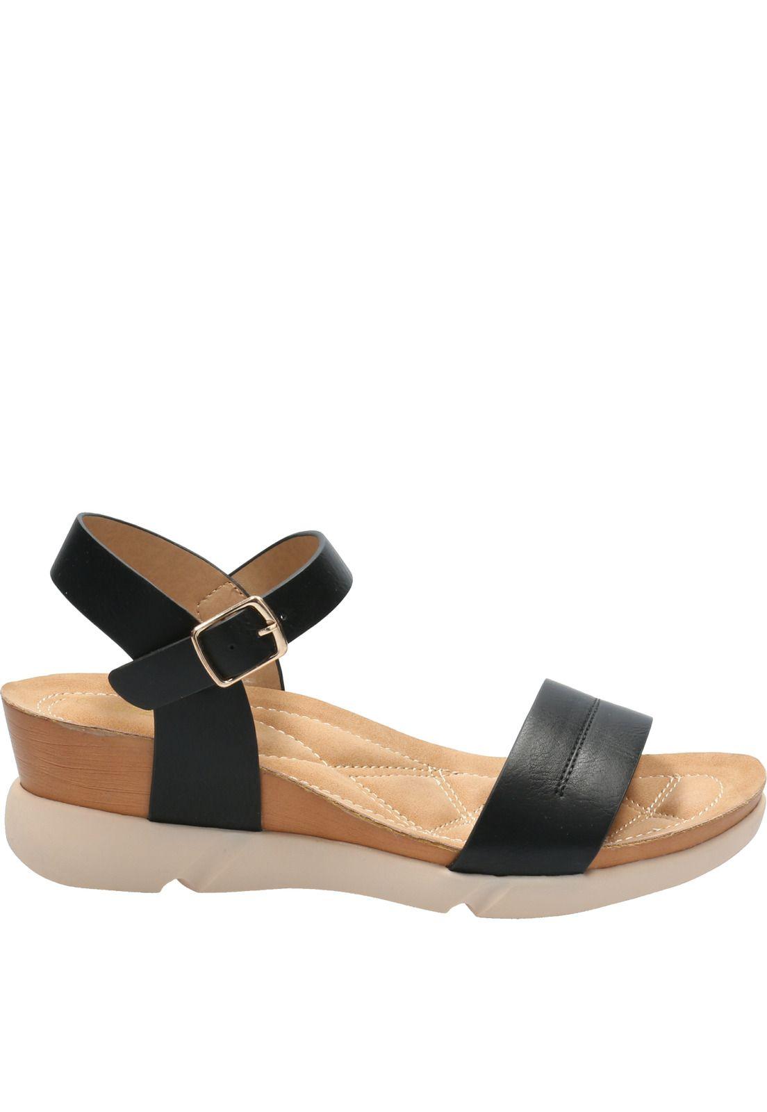 Sandalia Mujer Persistant Negro-1