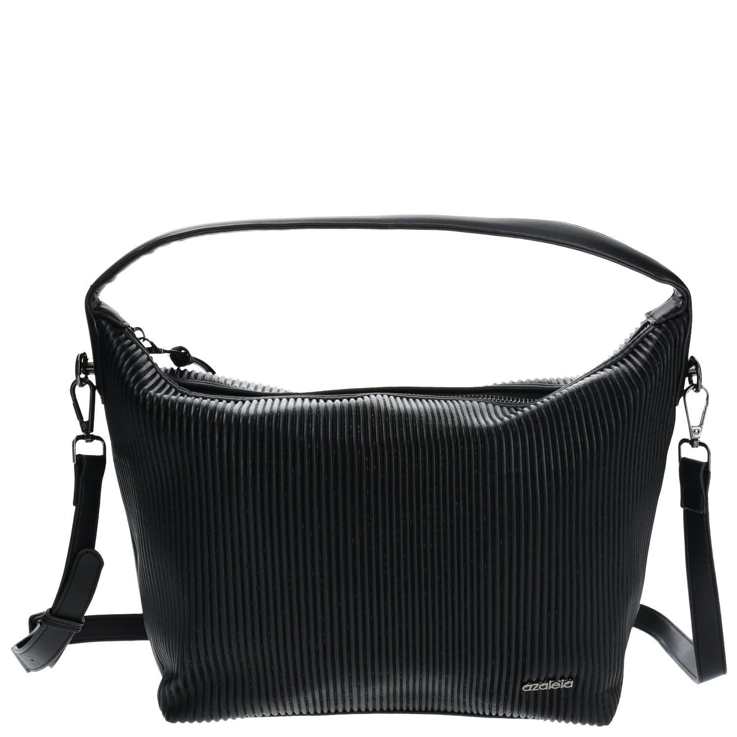 Cartera De Mano Casual Agea Hobo Negro Mujer-0