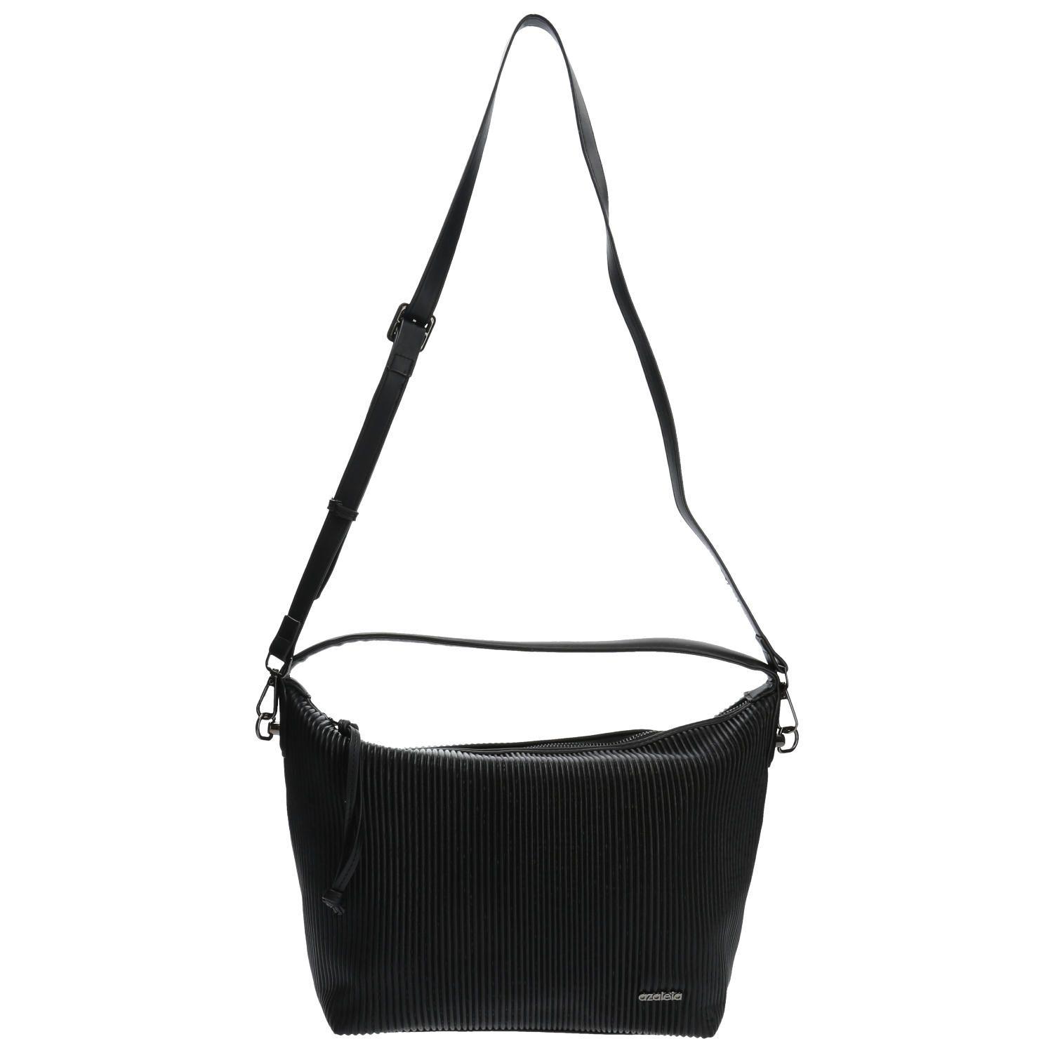 Cartera De Mano Casual Agea Hobo Negro Mujer-1