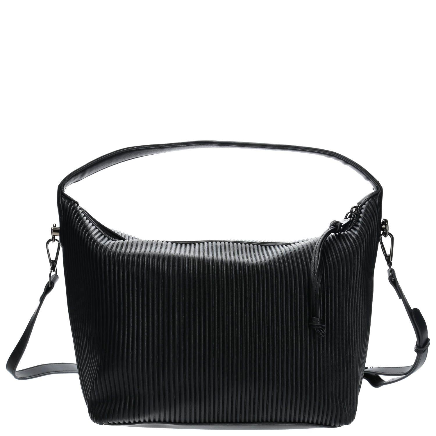 Cartera De Mano Casual Agea Hobo Negro Mujer-3