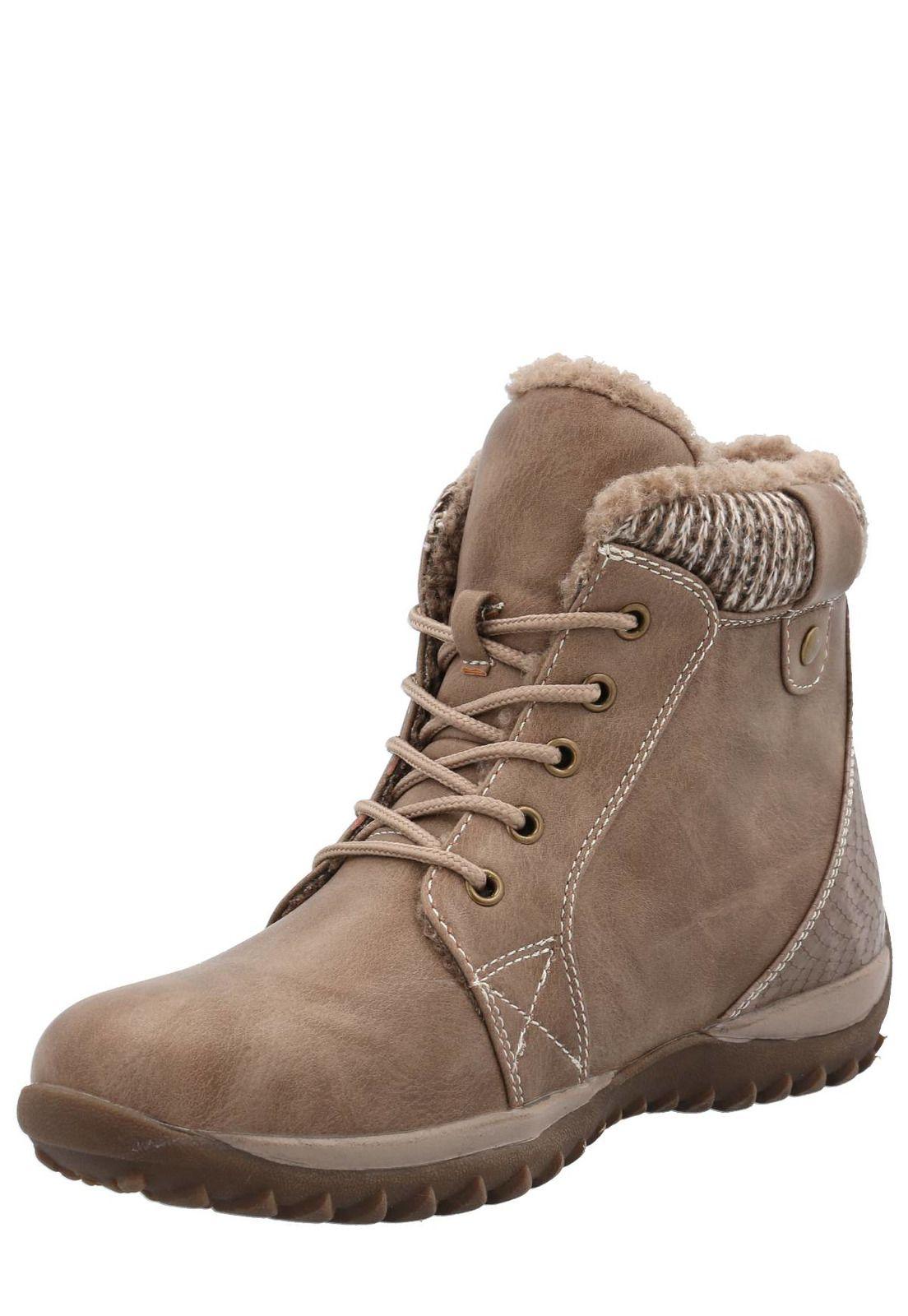 Botín Girona Mujer Taupe-4