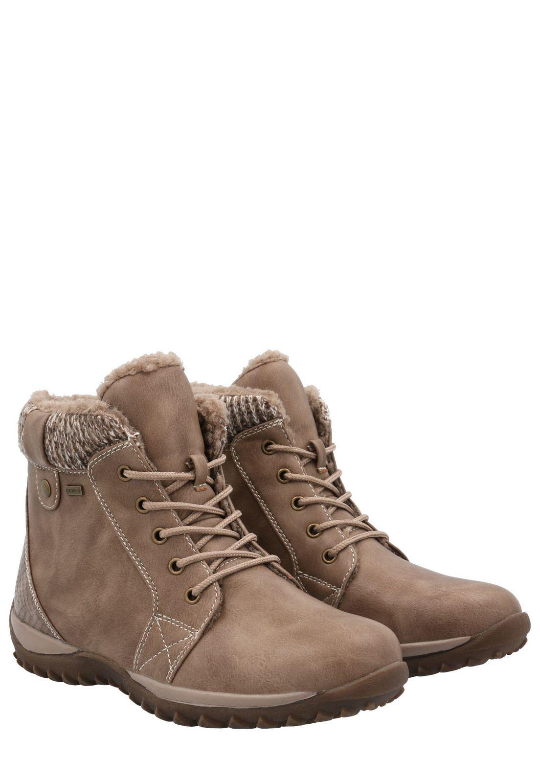 Botín Girona Mujer Taupe-8