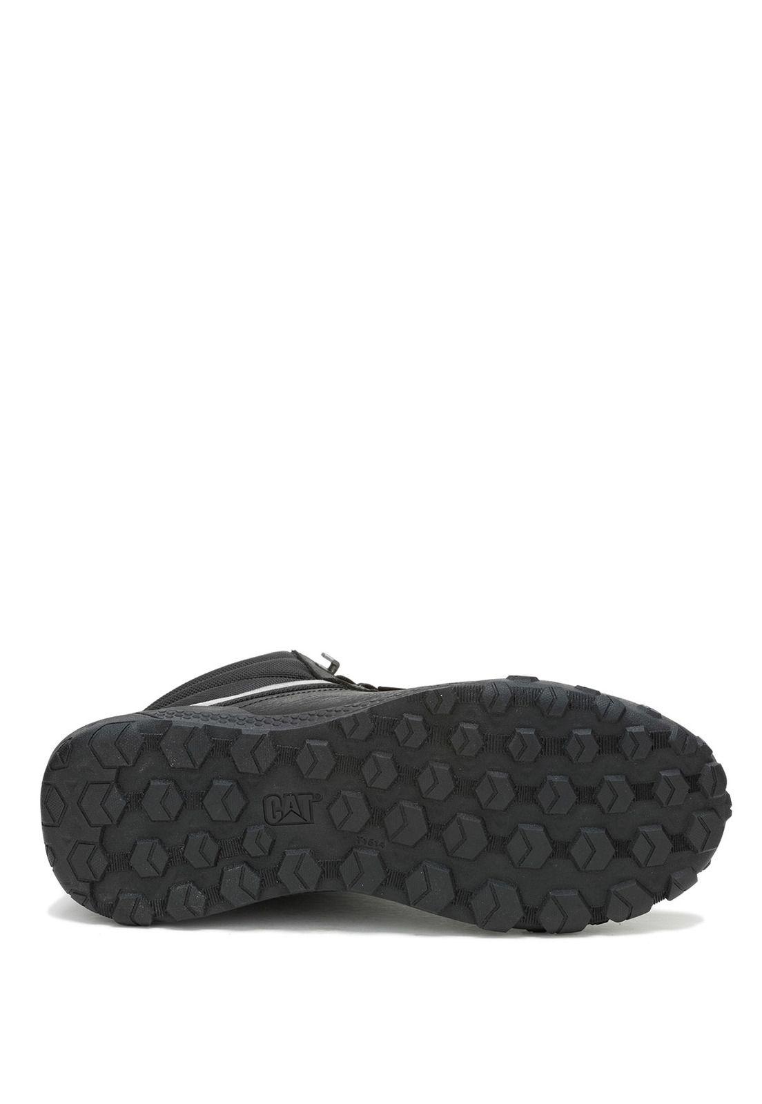 Botin Impermeable Cuero Hombre Hex Ready Mid Negro-7