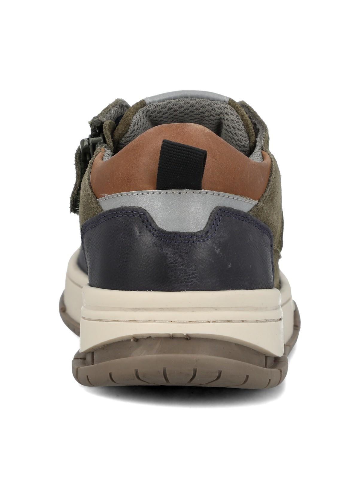 Zapatilla Cuero Niño Cameo Verde-6