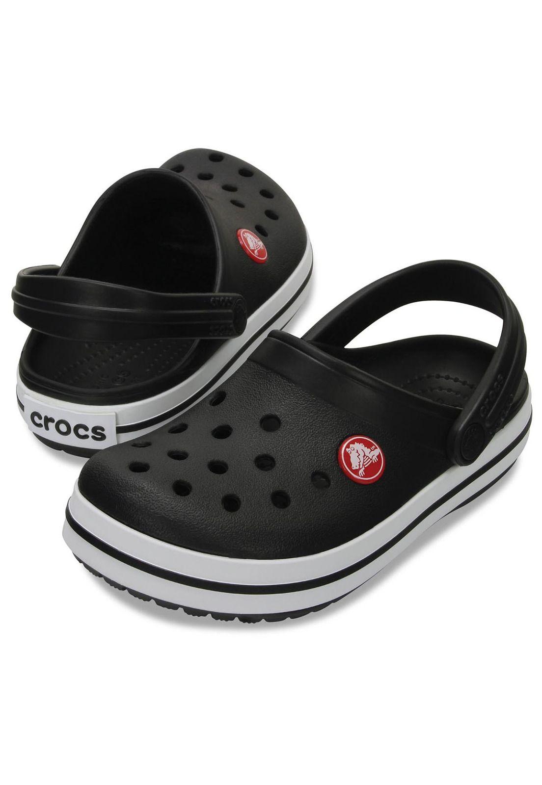 Zueco Crocs Niño Crocband Clog Negro-3