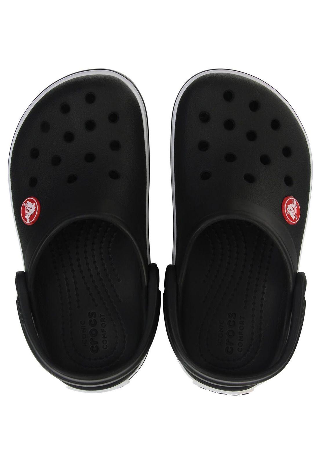 Zueco Crocs Niño Crocband Clog Negro-4