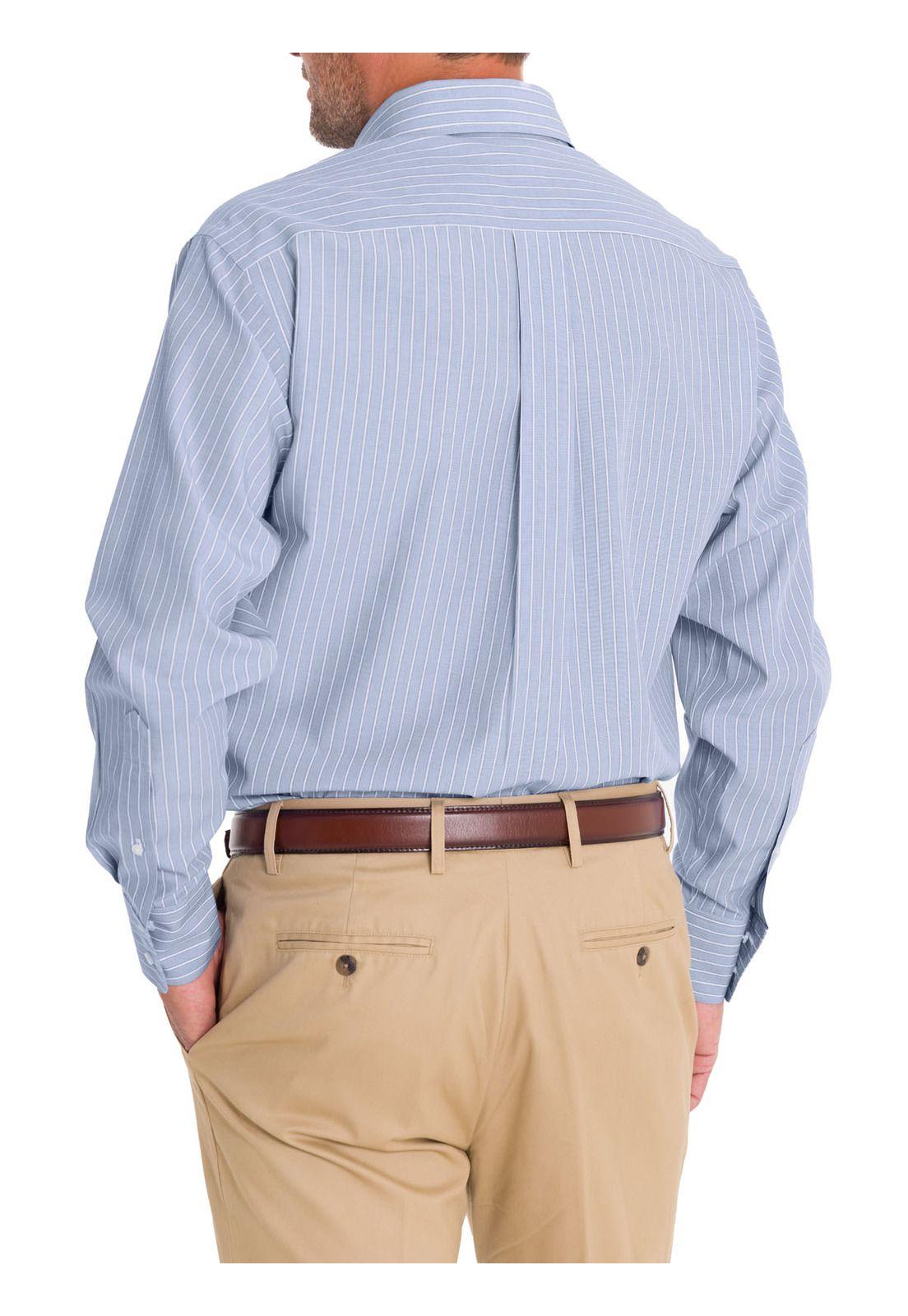Camisa Cuello Button-Down Hombre WF Celeste-8