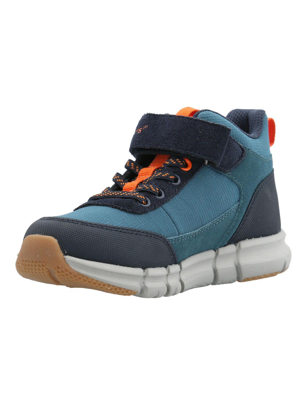 Botin Cuero Dudley Niño Azul-4