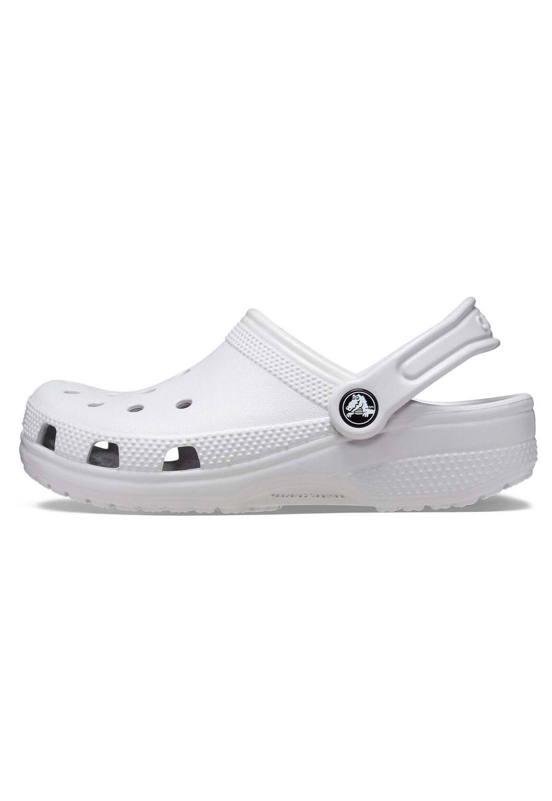 Zueco Crocs Niño Classic Clog T Blanco-1