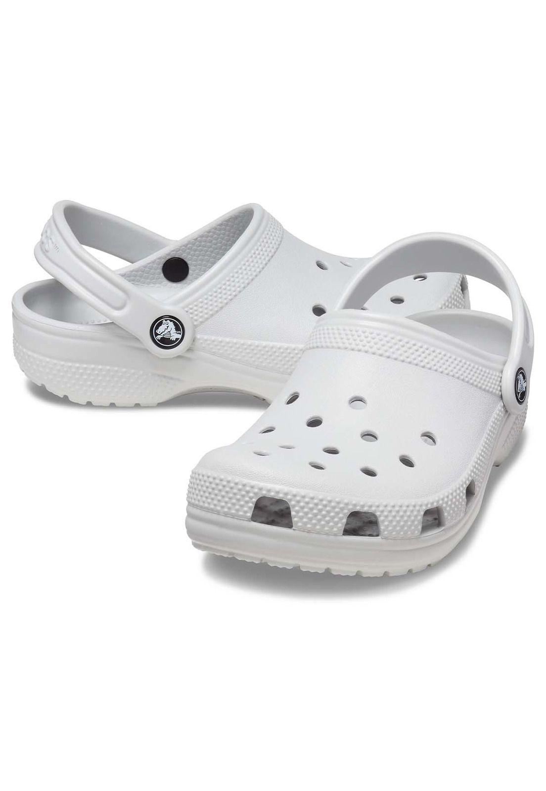 Zueco Crocs Niño Classic Clog T Blanco-3