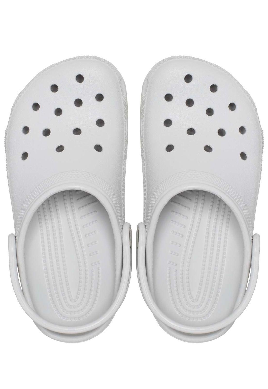 Zueco Crocs Niño Classic Clog T Blanco-4