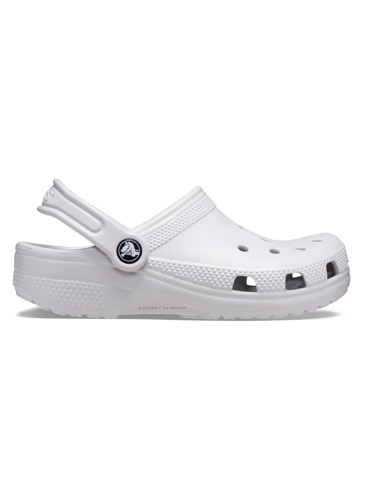 Zueco Crocs Niño Classic Clog T Blanco-0