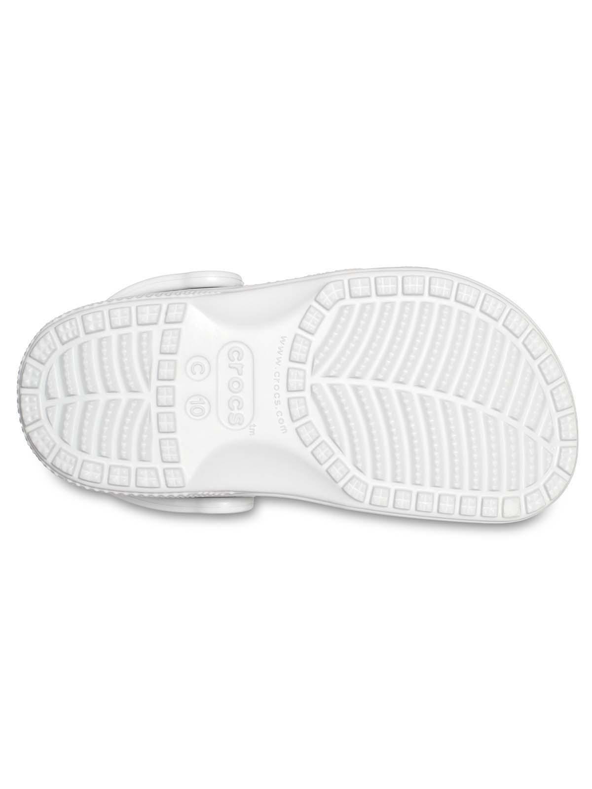 Zueco Crocs Niño Classic Clog T Blanco-5
