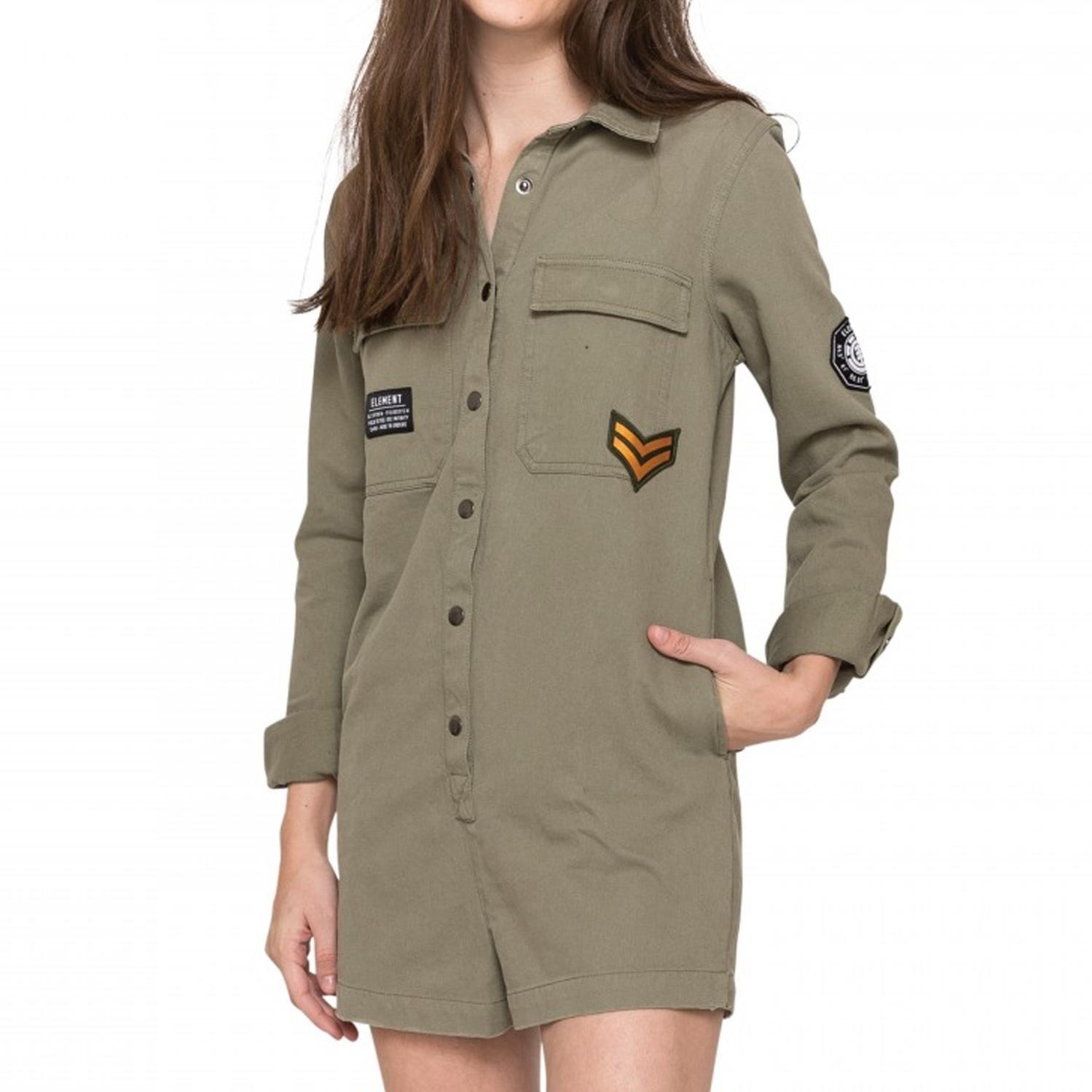 Enterito Algodon Mujer Isabella Verde Oscuro Element-0