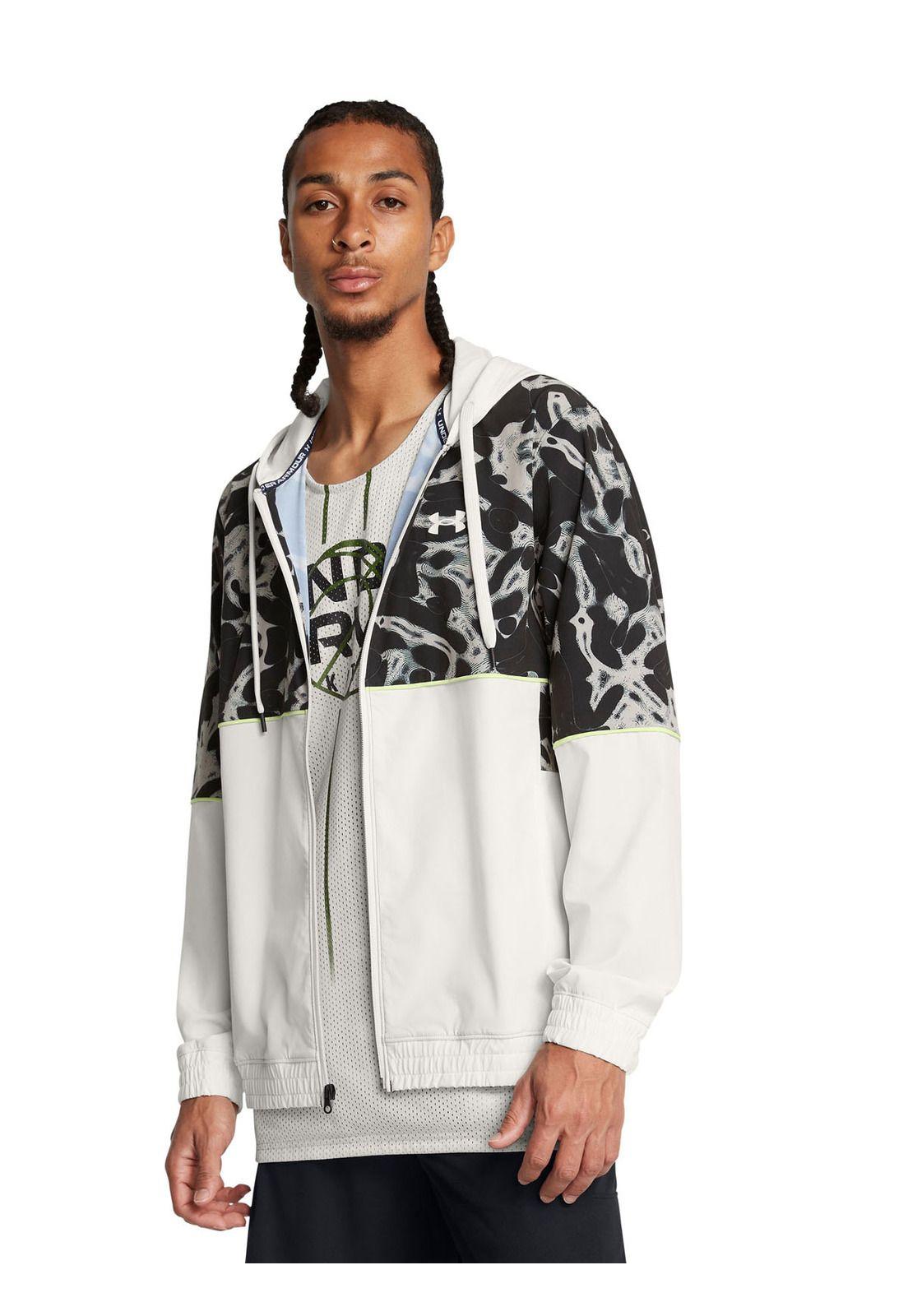 Chaqueta UA Zone para hombre Blanco-3