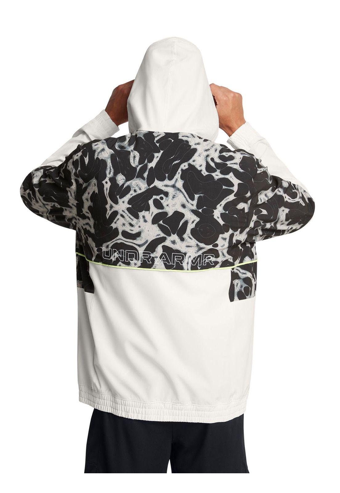 Chaqueta UA Zone para hombre Blanco-4