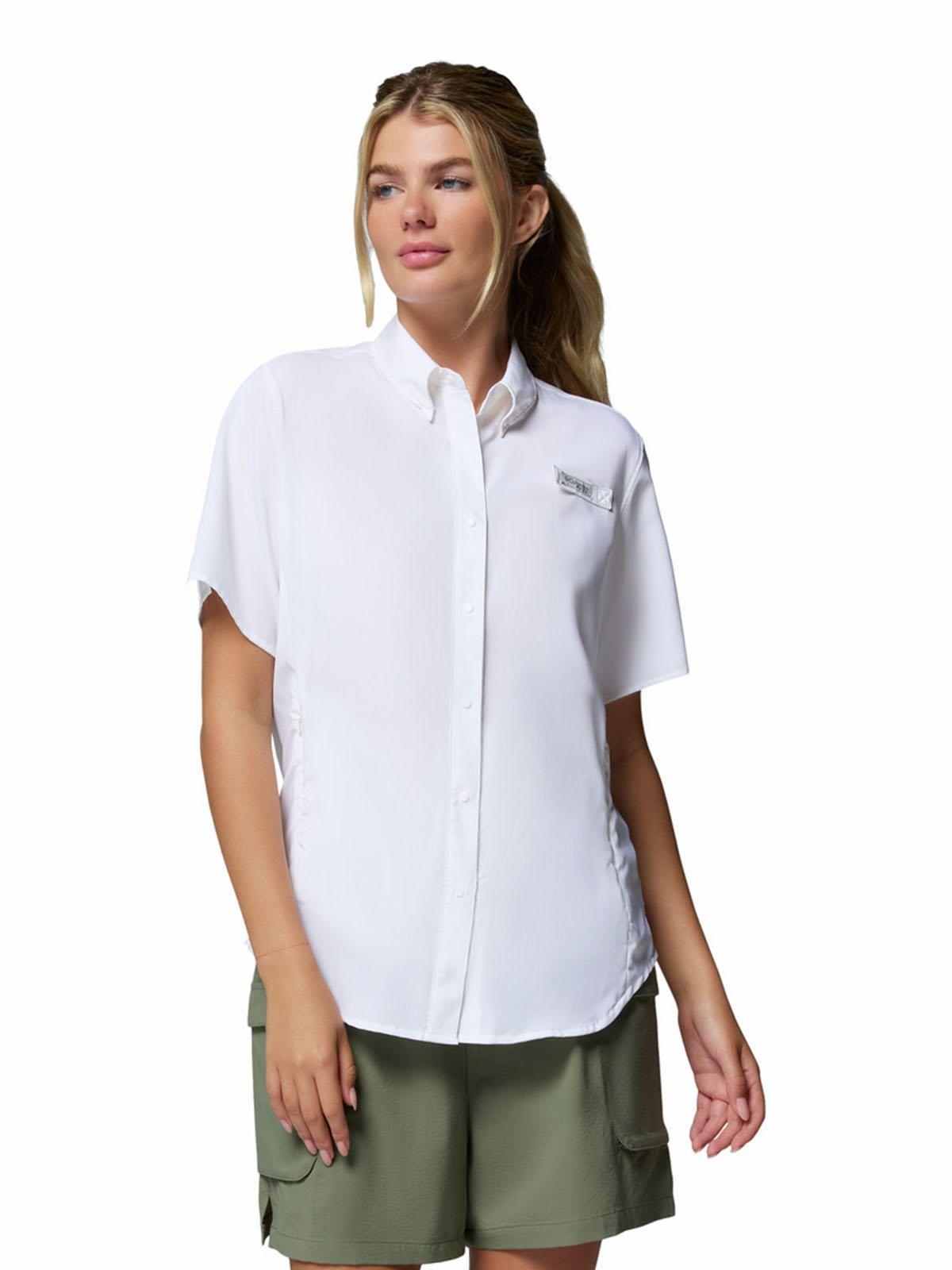 Blusa Manga Corta Mujer Tamiami II Blanco-0