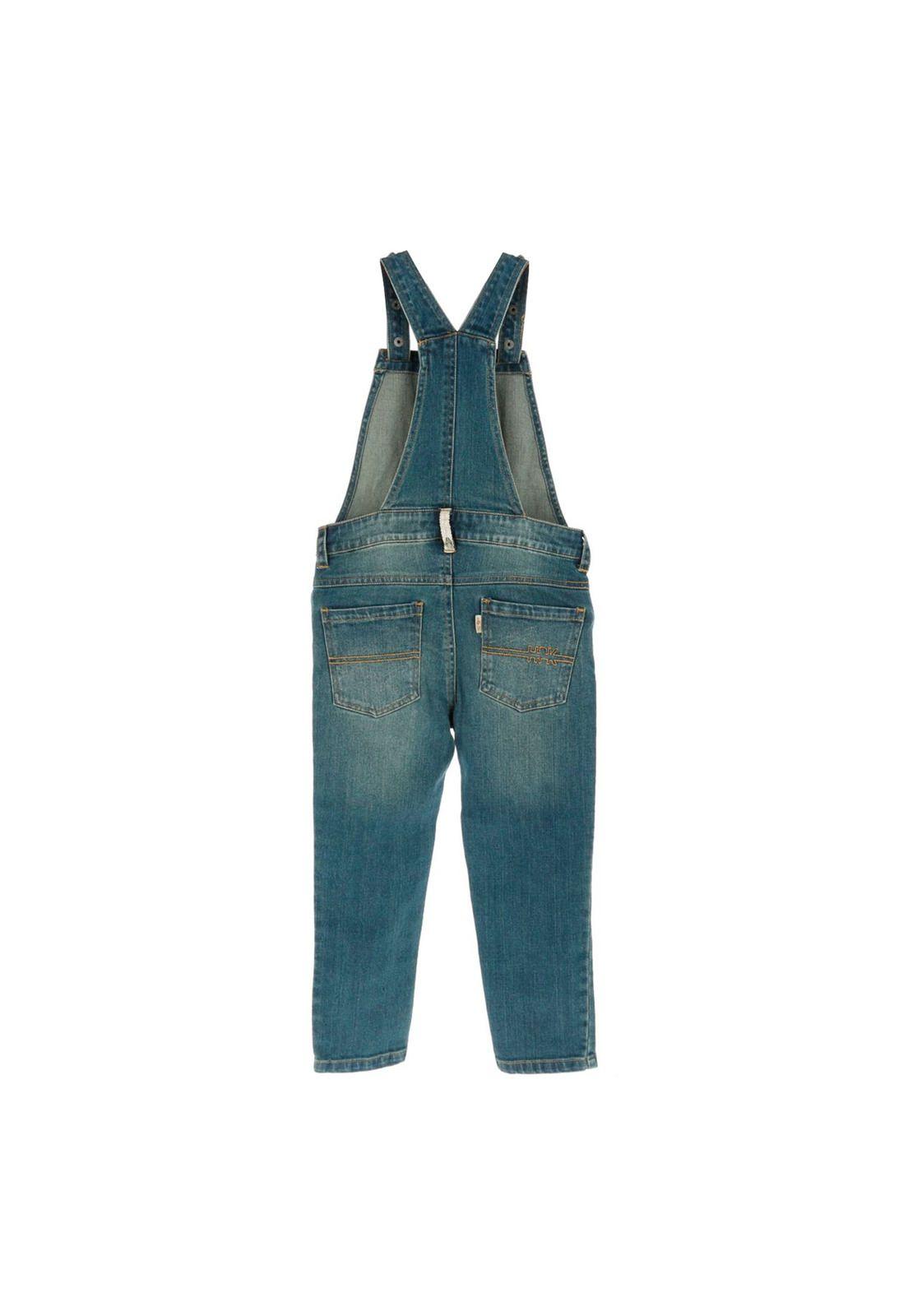 Jardinera Algodon-Spandex Broches Denim-1