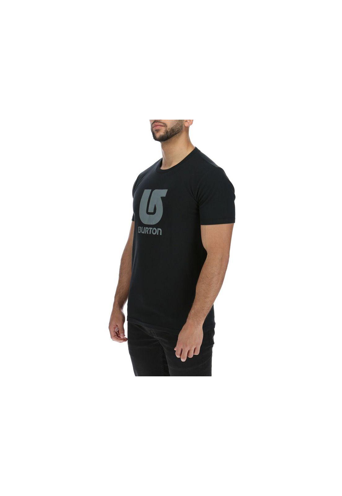Polera M/C  Hombre Logo Vertical Ii Negro-1
