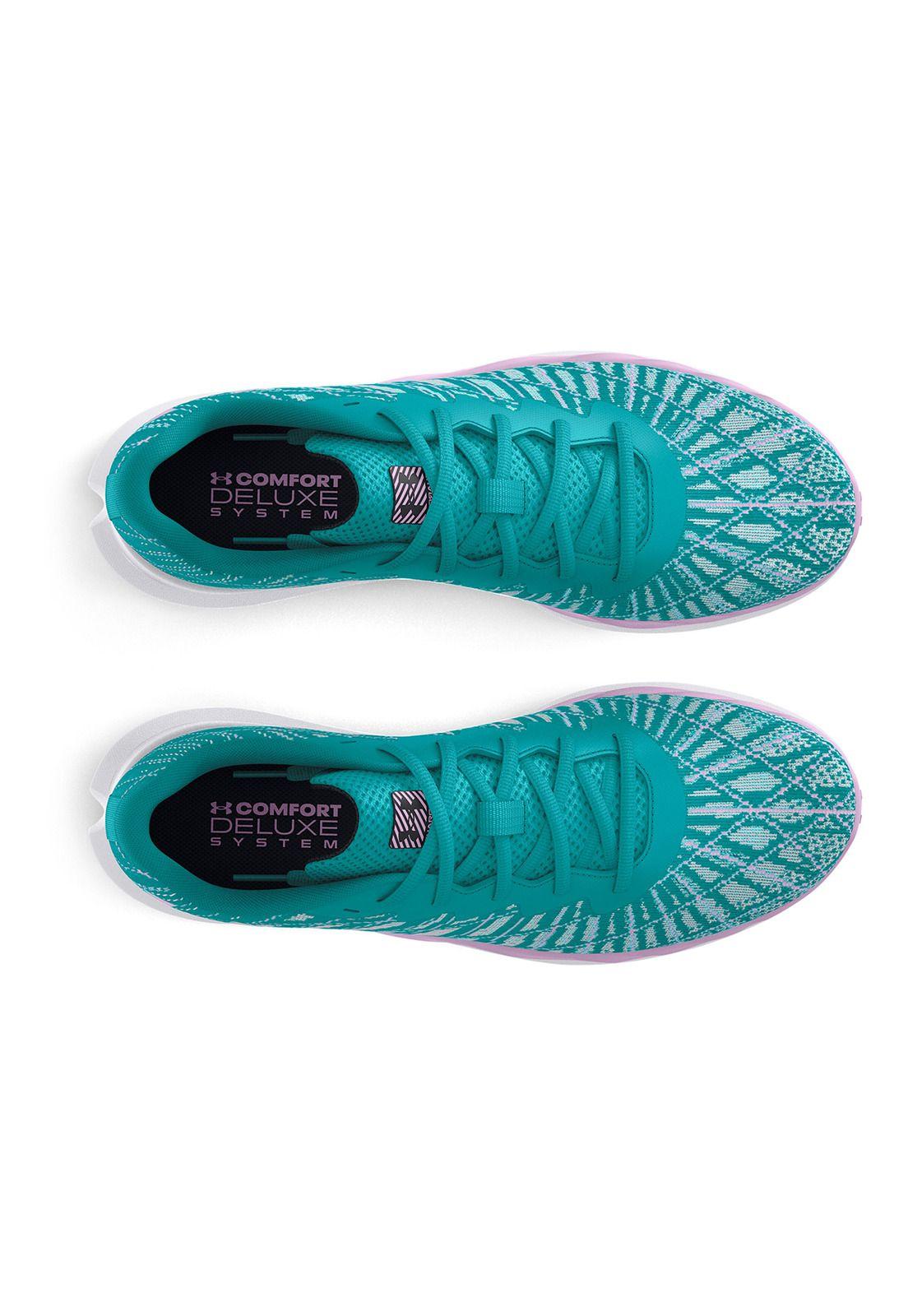 Zapatilla Ua W Charged Breeze Azul Mujer-4