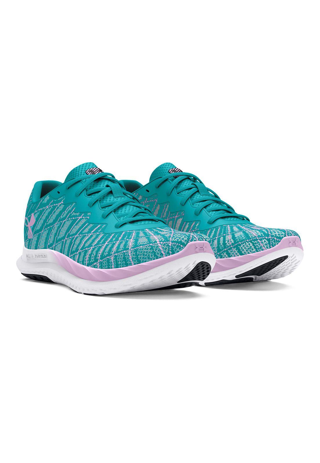 Zapatilla Ua W Charged Breeze Azul Mujer-5
