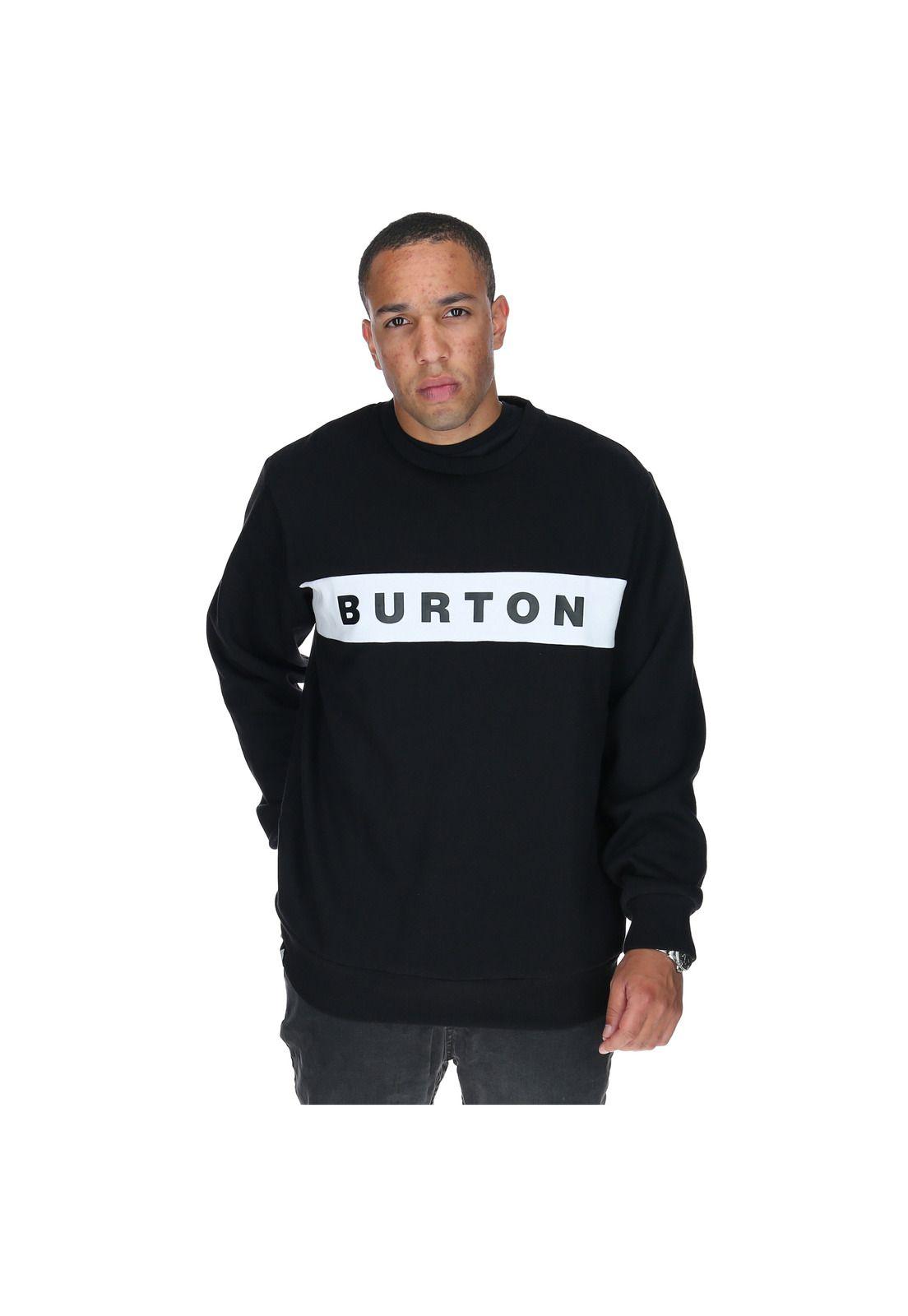 Polerón Hombre Sidebar Crew Negro-0