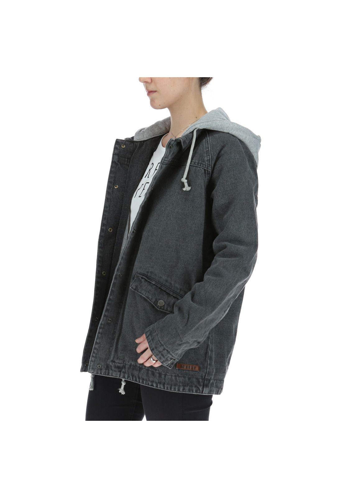 CHAQUETA MUJER SWEATSHIRT DENIM JAC GRAFITO-1